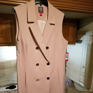 Vince Camuto Double Breasted Long Vest (L)